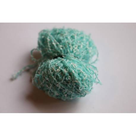 fil bouclette bleu