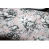 tissu aux roses