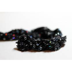 échevette paillettes noires