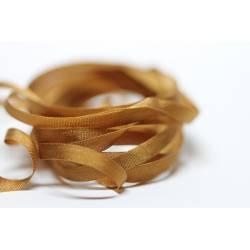 Ruban Soie 4mm Moutarde