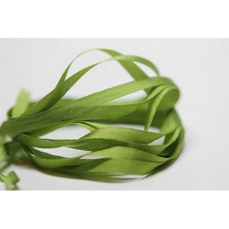 Ruban Soie 4mm vert