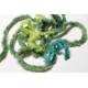 laine fantaisie oursonne verte