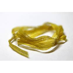 ruban Jaune citron lurex