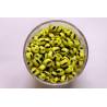 perles bicolores 1 jaune et noire Grosse
