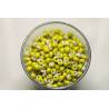 perles bicolores 2 jaune / noire Goutte