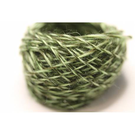 laine douce Luxe verte twist