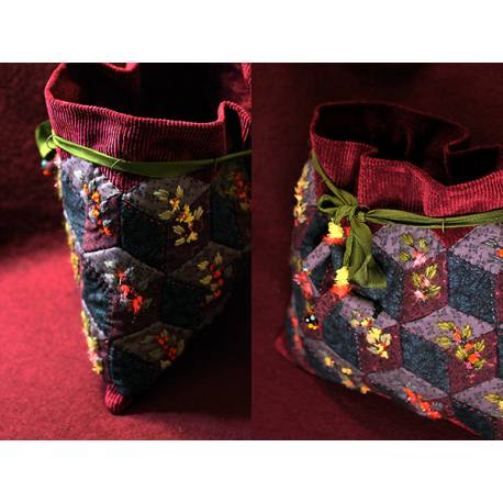 Kit pochette CUBES fleuris