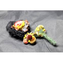 Pièce Unique Broche Pivoine 3