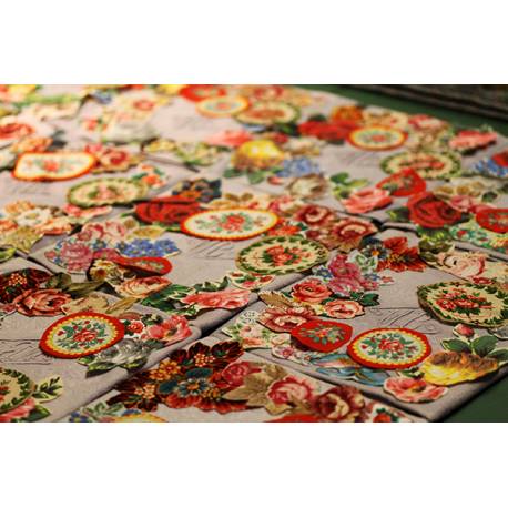 Serviette et son Assort Fleuri