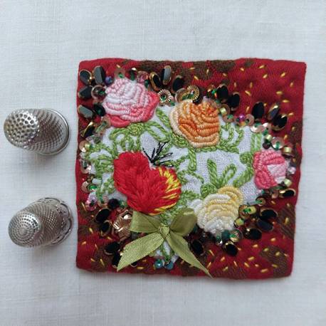 Pièce Unique Broche fleur 4
