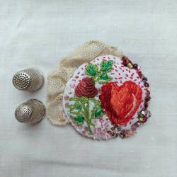 Pièce Unique Broche fleur 8