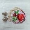 Pièce Unique Broche fleur 8