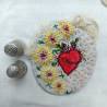 Pièce Unique Broche fleur 9