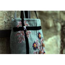 Pièce Unique Sac Jeannette Velours