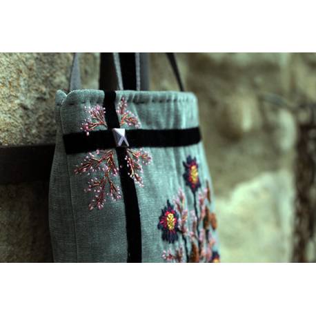 Pièce Unique Sac Jeannette Velours