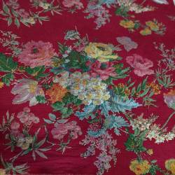 Tissu Ancien Bouquet Sauvage